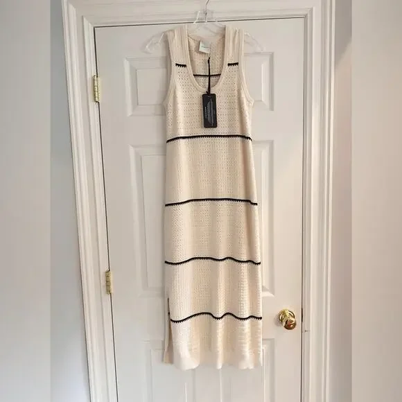 knee length dresses for ladies Varley Scott Scoop Neck Midi Dress at EverydayYoga.com